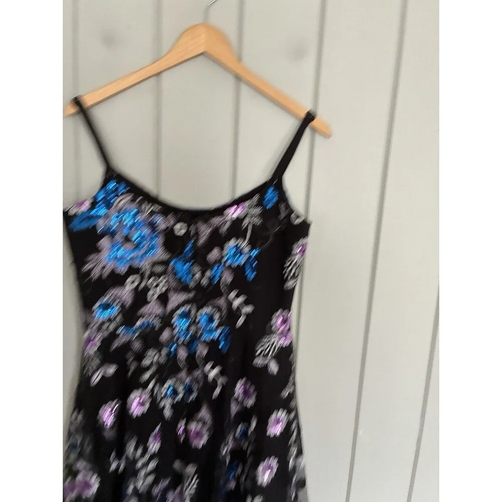 Dress The Population Dress M Medium Fairy Uma Plumaria Dark Feminine Sequins - Picture 7 of 9